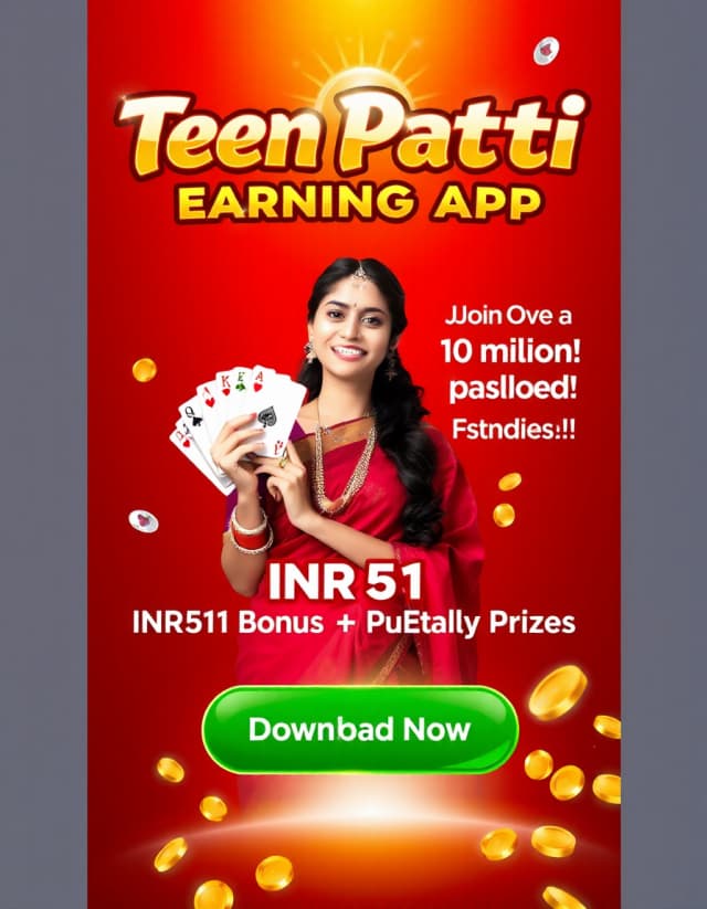 Teen Patti Earning App Banner